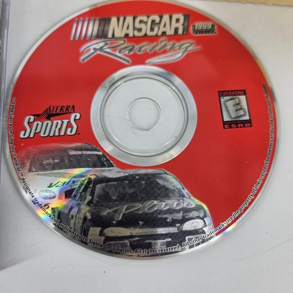 Vintage NASCAR Racing 1999 Edition PC Windows 95 CD-ROM Big Box Sierra Sports